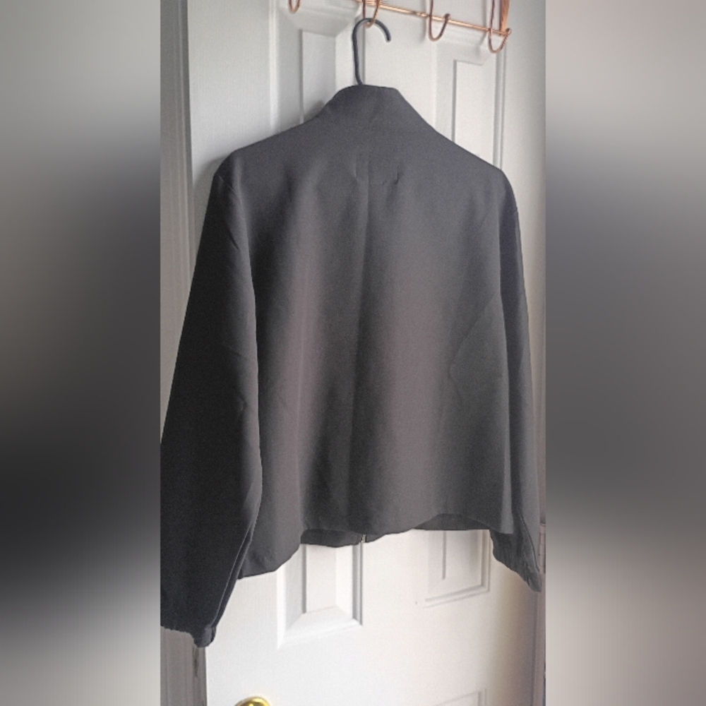 Sanctuary Black Zip Up Jacket Size Medium - Picture 2 of 3